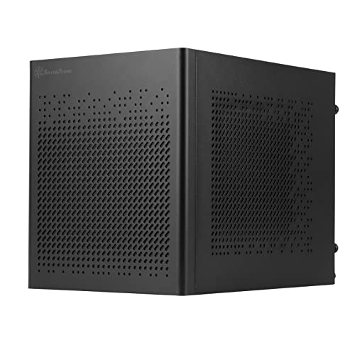 Silverstone Technology Sugo 16, Nero, Telaio A Cubo Mini-Itx Con Struttura In Acciaio, Sst-Sg16B (Nero)