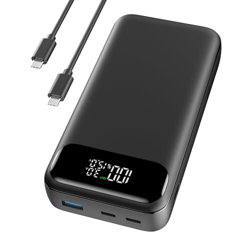 A Addtop Power Bank, 65W 20000Mah Powerbank Fast Charging Pd 3.0 Qc 4.0 Usb C Input&Output Batterie Esterne Ricarica Rapida Compatibile Con Macbook Su