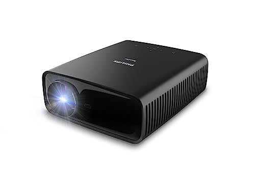 Philips Neopix 330, Videoproiettore, True Full Hd A 1080P, Schermo Da 80", Contrasto Elevato, Connettività Hdmi E Usb, Ventole Silenziose, Sistema Aud