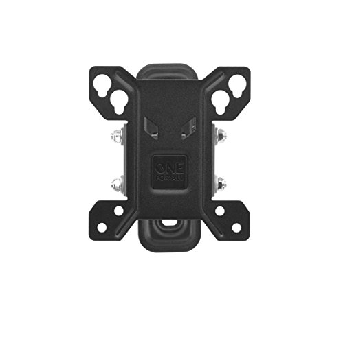One For All Wm2141 Supporto Da Parete Per Tv - Montaggio A Muro Girevole 90° E Inclinabile 15° - Dimensioni Schermo 13-27 Pollici - Per Tutti I Tipi D