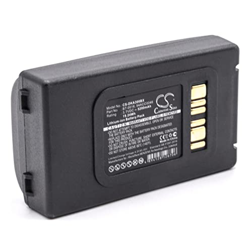 Vhbw Li-Ion Batteria 5200Mah (3.7V) Compatibile Con Computer Mobile Scanner Datalogic Skorpio X3, Skorpio X4