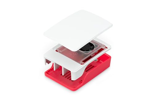Raspberry Pi 5 Case Bianco/Rosso
