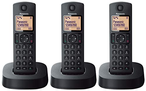 Panasonic Kx-Tgc313Spb Telefono Cablate Isdn Nero, [Versione Straniera]