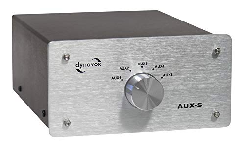 Sintron Dynavox Aux-S - Commutatore Audio, Colore: Oro