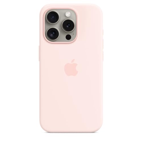 Apple Custodia Magsafe In Silicone Per Iphone 15 Pro - Rosa Confetto 