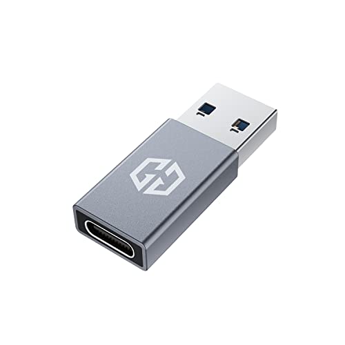 Graugear Adattatore Usb-C A Usb-A, Velocità 10Gbit/S, Gen2 Usb3.2 10Gbps, Connettore Tipo-C Femmina A Maschio A, Corpo In Alluminio