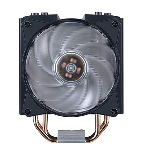 Cooler Master Masterair Ma410M Sistema Di Raffreddamento Cpu - Effetto Ologramma Argb, 4 Tubi Di Calore Cdc 2.0 Con Rilevamento Termico, Air Glide Arm
