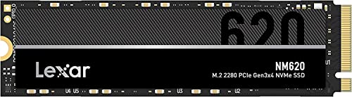 Lexar Nm620 Ssd 2Tb, M.2 2280 Pcie Gen3X4 Nvme 1.4 Ssd Interno, Fino A 3500Mb/S In Lettura, 3000 Mb/S In Scrittura, Per Amanti Del Pc E Dei Videogioch