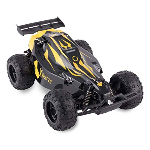 Overmax X-Rally 2.0 Macchina Telecomandata Auto Rc Led Grandi Dimensioni Velocità Fino 25 Km/H Trazione Posteriore Portata Fino 100 Metri Guida Senza 