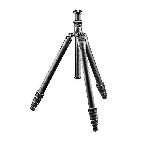 Gitzo Gt2545T Traveler Treppiede, Compatto, Ripiegabile E Leggero, Colonna Corta Per Inquadrature Raso Terra Inclusa, Serie 2, 4 Sezioni, Fibra Di Car