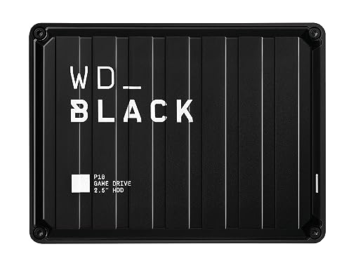 Wd_Black P10 5Tb Game Drive Hdd Portatile Usb 3.2 Gen 1 Tipo A Compatibile Con Playstation, Xbox, Pc E Mac
