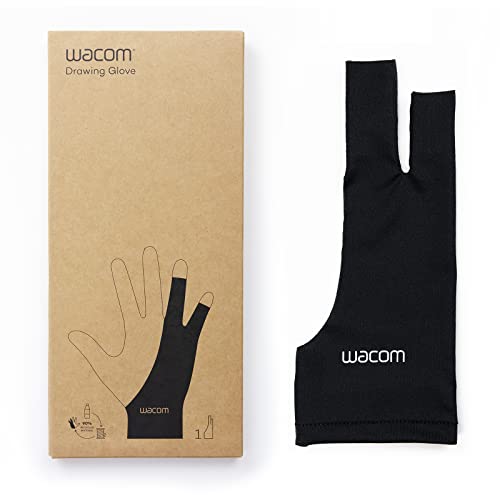 Wacom Guanto Da Disegno Su Un Display Grafico, Per Destrimani E Mancini, Nero (Ack4472501Z), Android 9 Pie