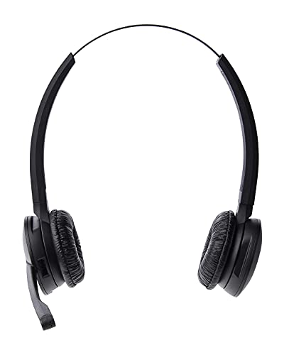 Jabra Pro 920 Duo Dect Cuffie Wireless On-Ear Stereo, Cancellazione Del Rumore E Hd Voice Con Batteria Per Tutto Il Giorno, Per Telefoni Fissi In Euro