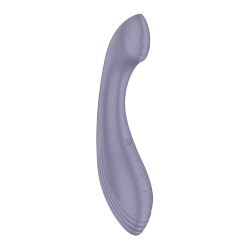 Satisfyer G-Force | Vibratore Per Punto G | 19 Cm | 50 Combinazioni Di Vibrazioni | Impermeabile (Ipx7) | Batteria Ricaricabile | Silicone Delicato Su