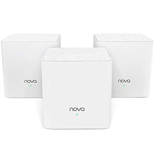 Tenda Wifi Mesh Nova Mw3, Dual Band Ac1200, 2 Porte Fast Ethernet, Modalità Router E Access Point, Parental Control, Rete Ospite, Auto Organizza La Re