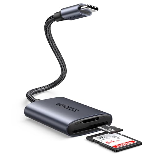 Ugreen Usb C 3.0 Lettore Di Schede Sd Tf Adattatore Micro Sd Otg In Allumino Card Reader Compatibile Con Ipad Pro 2022 Macbook Pro Air 2023 Iphone 15