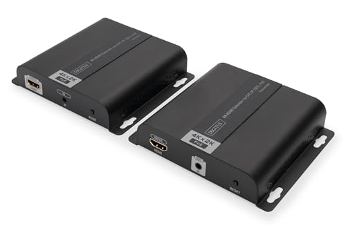 Digitus Set Di Estensione Hdmi - 4K Ultra-Hd 30 Hz - Max. 3840 X 2160 Pixel - Compatibile Con La Rete - Alimentazione Poe - Hdtv & Hdcp & Ir