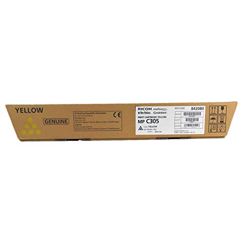 Ricoh 842080 - Toner Originale Per Aficio Mp C305E, Colore: Giallo