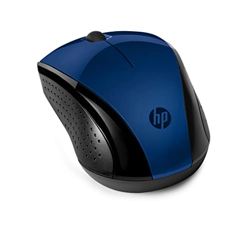 Hp 220 Mouse Wireless, Tecnologia Led Blu, Sensore Ottico Da 1300 Dpi, 3 Pulsanti E Rotella Di Scorrimento Integrata, Impugnature Pratiche E Funzional