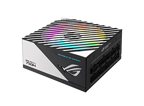 Asus Rog Loki Sfx-L 750W Gaming Alimentatore Modulare, Certificato 80+ Platinum E Lambda A, Ventola Argb Pwm, Aura Sync, Compatibile Atx 3.0 E Pcie 5.