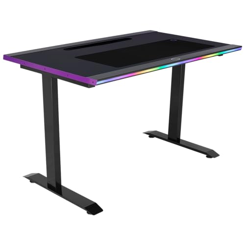 Gd120 Argb Gaming Desk - Scrivania Ad Illuminazione Argb 120Cm X 75Cm, Mousepad Incluso