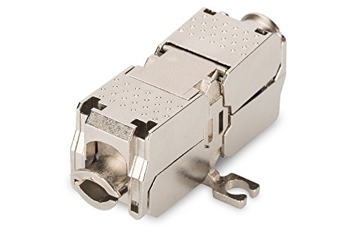 Digitus Cat-6A Coupler Schermato - 500 Mhz 10Gbase-T - Per Uso Sul Campo - Design Keystone - Awg 22-26 - Contatti Nichelati - Connettore Cat-6A