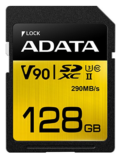 Adata Asdx128Guii3Cl10-C Sdxc Class 10 Uhs-Ii U3 V90