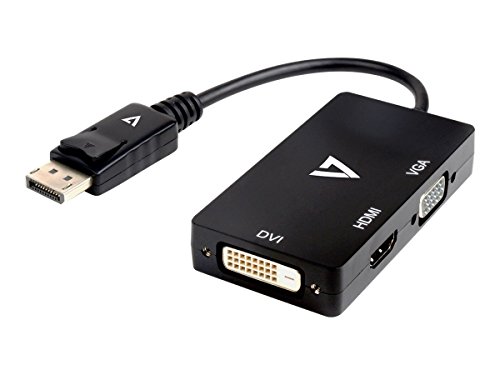 V7 V7Dp-Vgadvihdmi-1E Adattatore Displayport (M) A Vga, Hdmi O Dvi (F)