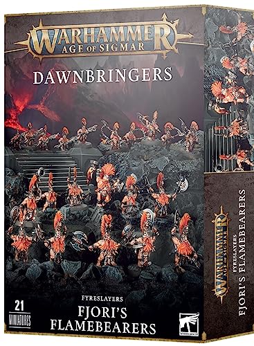 Games Workshop Warhammer Aos - Fyreslayer Porteflammes De Fjori
