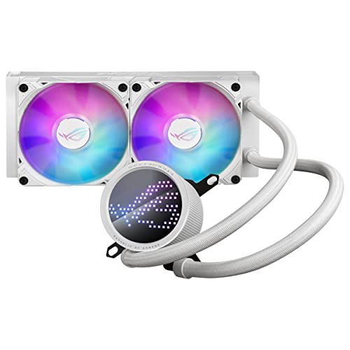 Asus Rog Ryuo Iii 240 Dispositivo Di Raffreddamento A Liquido All-In-One, Cooler Cpu, Pompa Asetek Di 8A Generazione, Display Led Anime Matrix, Ventol