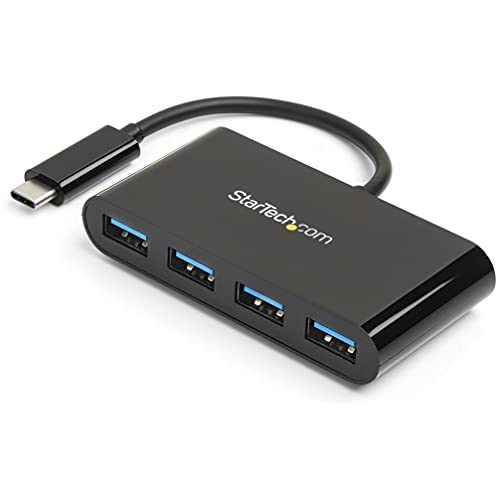 Startech.Com Hub Usb 3.0 A 4 Porte, Usb-C A 4 Usb-A, Alimentazione A Bus