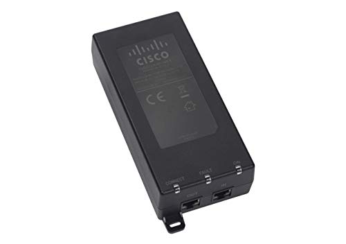 Cisco Air-Pwrinj6 Gigabit Ethernet Poe Adapter, Poe Adapters (Gigabit Ethernet, 10,100,1000 Mbit/S, 802.3At, Nero, Ieee 802.3At, 25 W)
