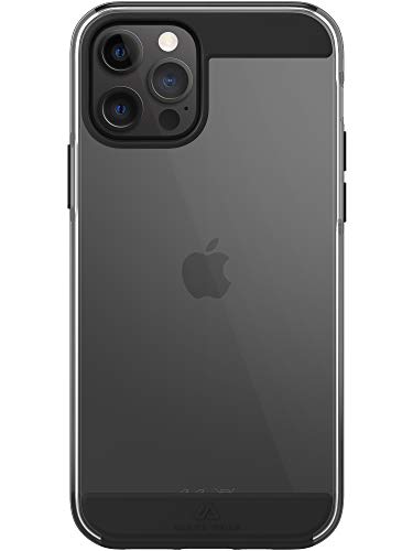 Black Rock - Custodia Air Robusta Adatta Per Apple Iphone 12/12 Pro I Custodia Trasparente, Sottile (Nero)