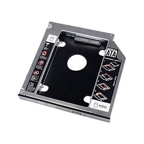 Akyga Caddy Bracket - Adattatore Da Incasso Per Hard Disk Ssd Da 2,5", Sottile, 13 Mm