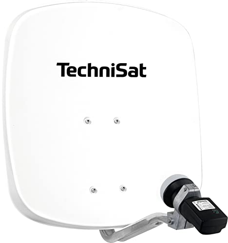 Technisat Digidish 45 - Antenna Parabolica Per 1 Partecipante (Piccola Antenna Parabolica Di 45 Cm - Set Completo Con Supporto A Muro E Cercatore Di S
