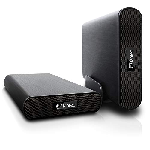 Fantec Db-Aluair U2E Hdd Enclosure 3.5" Black - Storage Drive Enclosures (3.5", Serial Ata, Micro-Usb, Hdd Enclosure, Black, Aluminium)
