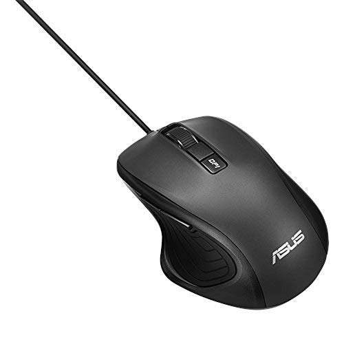 Asus - Mouse Wired Ux300 Pro Mouse Ottico Ergonomico Regolabile Usb 3200 Dpi Con 6 Chiavi