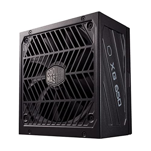 Alimentatore Cooler Master Xg650 Platinum (Eu): 80 Plus Platinum (+92% Di Efficienza) 650W, Completamente Modulare, Condensatori 100% Giapponesi, Vent