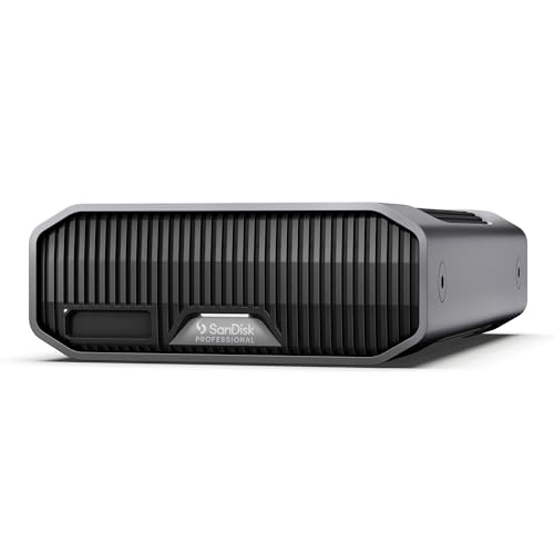 Sandisk Professional 12 Tb G-Drive Project, Con Slot Pro-Blade Ssd Mag, Thunderbolt 3, Usb (10 Gbps), Disco Rigido Classe Enterprise 7200 Rpm, Velocit