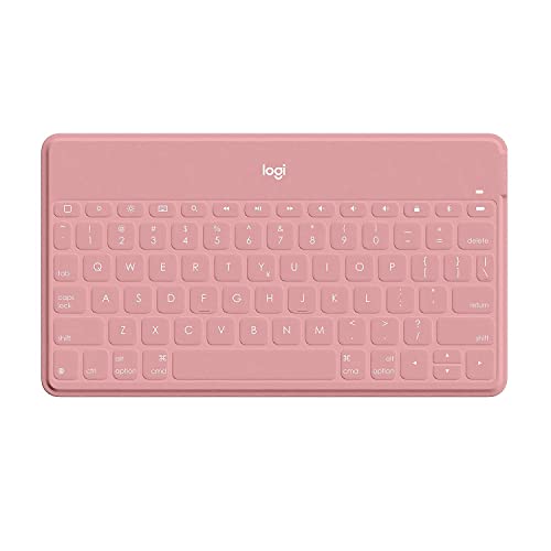 Logitech Keys-To-Go Tastiera Bluetooth, Layout Inglese Qwerty - Rosa