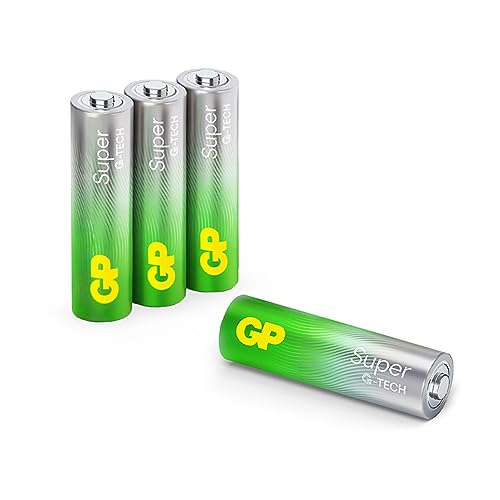 Batterie Aa - Blister Da 4 | Gp Super | Pile Stilo Aa Alcaline Da 1,5V / Lr06 - Lunga Durata