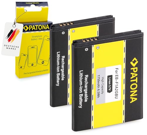 Patona 2X Batteria Eb-F1A2Gbu Compatibile Con Samsung I9050 Galaxy S2 I9108 I9100 I9103 Galaxy R