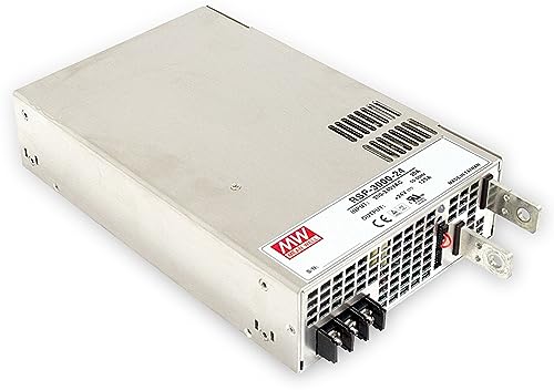Mean Well Rsp-3000-24 3000W 2U Metallic Power Supply Unit - Power Supply Units (3000 W, 180 - 264, 47 - 63, Active, 10 Ms, 90%)