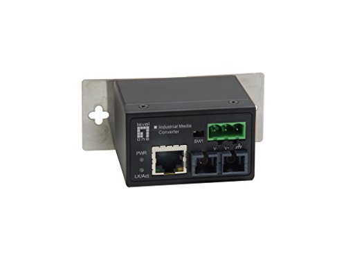 Levelone Iec-4002 Convertitore Multimediale Di Rete 100 Mbit/S Modalità Multipla Nero