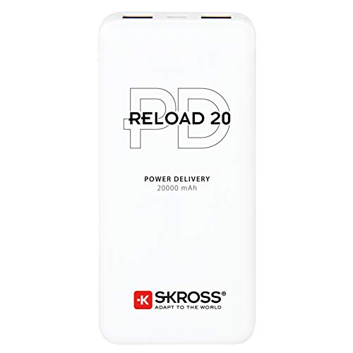 Skross | 1.400142 | Caricabatterie Portatile - Powerbank 20.000 Mha - Ricarica Rapida