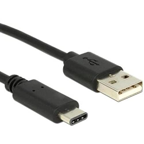 Delock - Cavo Usb Type-C 2.0 Maschio > Usb 2.0 A Maschio 1, 0 M, Colore: Nero