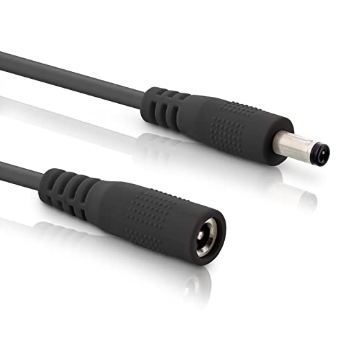 Inline® Cavo Di Prolunga Dc Maschio/Femmina 5,5 X 2,1 Mm, Awg 18, Nero, 2 M