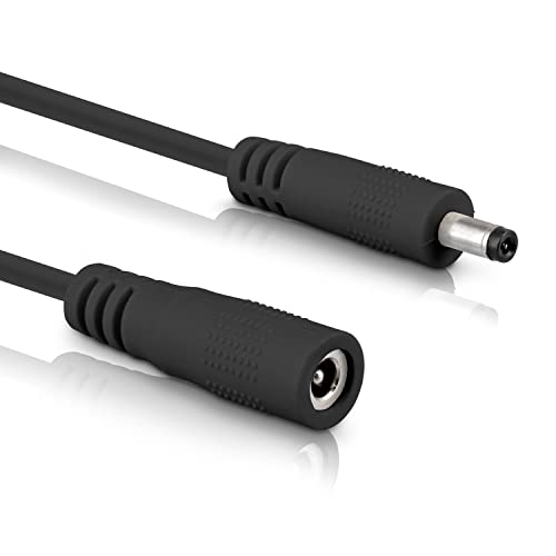 Inline® Prolunga Dc Maschio/Femmina 3,5 X 1,35 Mm Awg 18 Nero 5 M