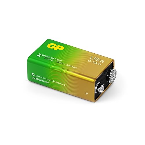 Batteria 9 V Gp Alkaline Ultra 9 V 1 Pezzo