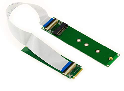 Kalea-Informatique Estensione Riser Per Porta M.2 Ngff, Supporto Ssd M2 Pcie M Key Ahci O Nvme Con Cavo A Nastro Flessibile Da 20 Cm